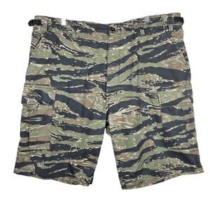 Rothco BDU Shorts Mens Large Tiger Stripe Camo Cargo Military Utility Tactical